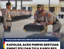 Kapolda Aceh Pimpin Sertijab 4 PJU dan 3 Kapolres jajaran