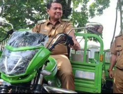 Sebanyak 38 Motor Roda Tiga Pengangkut Sampah Direalisasikan di Kabupaten Sumedang.