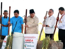 Presiden Prabowo Subianto, Menegaskan Swasembada Pangan Merupakan Fondasi Utama kedaulatan dan kemerdekaan sebuah Bangsa.