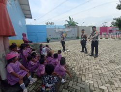 Unit Kamsel Sat Lantas Polres Majalengka Gelar Polisi Sahabat Anak di TK Al Nasir Cikijing