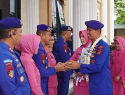 Dalam Suasana Haru, Ditpolairud Polda Jambi Gelar Acara Kenal Pamit Dirpolairud