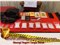 Gagalkan Peredaran Narkoba, Polresta Jambi Amankan Pelaku Pembawa 602 Gram Sabu