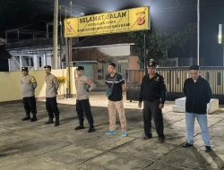Kapolsek Malausma Pimpin Apel Kesiapan Patroli Malam Antisipasi Genk Motor dan Cegah Aksi Kriminalitas