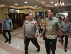 Tiba di Kepri, Kepala BNN RI Sambangi Polda Bahas Penguatan Sinergi Hadapi Ancaman Narkotika Lintas Negara.