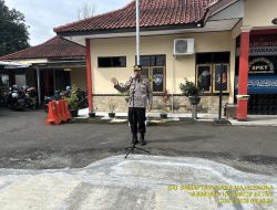 Polres Majalengka Gelar Apel Pengamanan Audiensi LSM GMBI
