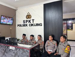 Tingkatkan Imtaq, Kapolsek Cikijing Beserta Anggota Ikuti Binrohtal Secara Zoom Meeting