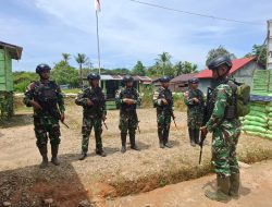 Satgas Pamtas Kewilayahan RI-PNG Yonif 410/Alg Sepenuh Hati Demi Papua Sehat dan Sejahtera