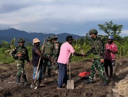 Binter TNI siapkan Lahan Pangan Satgas Yonif 521/DY di Kobakma