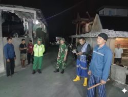 Koramil 06 Cepogo Bersama Warga Gelar Ronda Malam, Tingkatkan Kewaspadaan Lingkungan