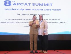 Bima Arya Terima Penghargaan APCAT atas Dedikasi Pengendalian Tembakau di Kawasan Asia Pasifik