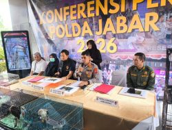 Polda Jabar bersama BKSDA dan JSI ungkap Kasus Perdagangan Ilegal Satwa Dilindungi, 14 Burung Elang Diamankan