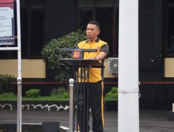 Kasat Samapta Pimpin Apel Olahraga Pagi Polres Majalengka, Perkuat Kebugaran Personel