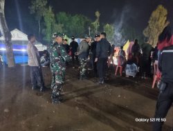 Patroli Wilayah, TNI-Polri Perkuat Keamanan Desa Tawangsari