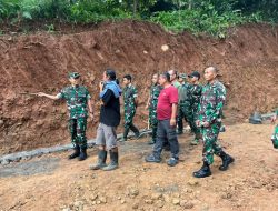Datangi Lokasi, Dansatgas TMMD ke-127 Kodim 0617/Majalengka Cek Pembangunan Jalan hingga Rutilahu di Blok Pahing