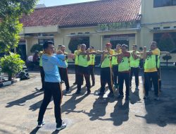 Polres Majalengka Gelar Samjas Demi Menjaga Kebugaran Jasmani Personel