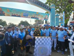 Meriahkan Hari Jadi Kabupaten Majalengka ke-186 Ribuan Warga Wilayah Utara ikuti Jalan Santai.