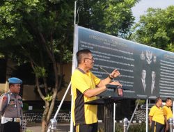 Polres Majalengka Gelar Apel Pagi Sebelum Pelaksanaan Gerak Bersih Jumat