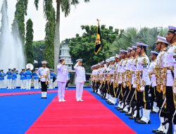 Perkuat Diplomasi Maritim, Kasal Terima Kunjungan Kehormatan Chief of Staff of Japan’s Maritime Self-Defence Force