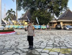 Kabag Ops Polres Majalengka Pimpin Apel Pengamanan Kirab dan Ziarah Hari Jadi Majalengka Ke-186