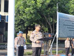 Kabag SDM Polres Majalengka Pimpin Apel Pagi, Tekankan Kesiapsiagaan Personel Hadapi Cuaca Ekstrem