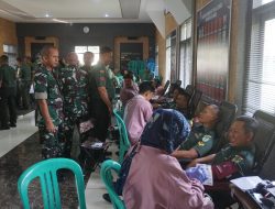 Setetes Darah Sangat Berarti, Persit KCK Cabang XXVIII Kodim 0617/Majalengka Gelar Donor Darah HUT ke-80