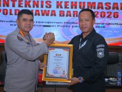 Polres Indramayu Ukir Prestasi Juara 2 Kategori Mitigasi Cipta Trending Topic di Medsos Pada Binteknis Kehumasan Polda Jabar