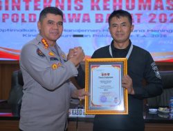 Humas Polresta Bandung Raih Juara 2 Kategori Akun Media Sosial dengan Followers Terbanyak