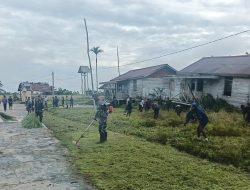 Satgas Yonif 123/Rajawali Laksanakan Karya Bhakti di Kampung Amazu, Perkuat Kemanunggalan dengan Masyarakat