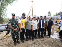 Jembatan Krueng Tingkeum Bireuen Rampung Juli 2026, Kasatgas Tito Apresiasi Menteri PU