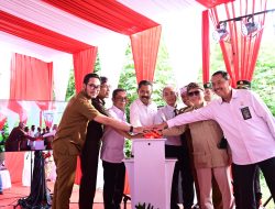 Kajati Jabar Dampingi PLT. Wakajagung Resmikan Groundbreaking Rumah Sakit Adhyaksa Jawa Barat.