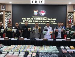 Gebrakan 100 Hari “Gerebeg Sarang Narkoba”, Polrestabes Medan Ungkap 526 Kasus dengan 718 Tersangka.