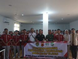 Sayangi Generasi Muda, Satgas TMMD ke-127 Kodim 0617/Majalengka Sosialisasikan Bahaya Narkoba dan Judi Online di SMK Karnas