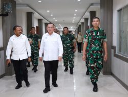 Wamenko Polkam Audiensi dengan Pangdam I/BB Sebelum Tinjau Huntap di Aceh Utara