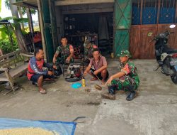 Babinsa Imbau Warga Waspada Kesehatan di Bulan Puasa