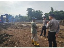 Sat Lantas Polres Majalengka Laksanakan Survei Pembangunan Toko Baja Ringan di Jl. Jatipamor