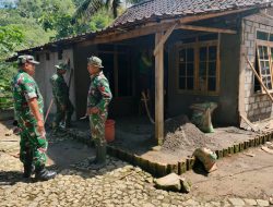 Gotong Royong Menjadi kunci Keberhasilan TMMD 127 Di Desa Kembang Wonogiri