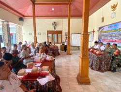 Babinsa Srawung Hadiri Musdes Penetapan KPM BLT Dana Desa