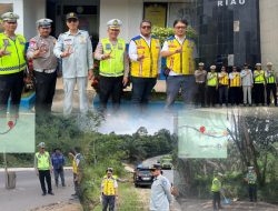 Sinergi Ditlantas Polda Jambi, BPJN, dan Jasa Raharja: Jalur Lintas Timur Jambi-Riau Siap Melayani Pemudik 2026