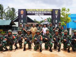 Pangdam XXIV/MT Mayjen TNI Lucky Avianto Tinjau Langsung Pos Kotis Satgas Pamtas Kewilayahan Yonif 123/Rajawali di Papua Selatan 