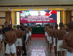 Sidang Pantukhir Cata PK TNI AD Gel I TA 2026 di Kodam XVIII/Kasuari, Seleksi Ketat Menuju Prajurit Sejati
