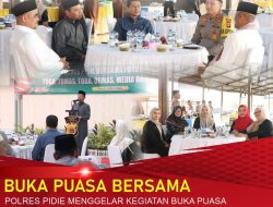 Polres Pidie Gelar Buka Puasa Bersama dan Santuni Anak Yatim