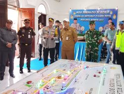 Pastikan Mudik Aman dan Lancar, Kasdim Boyolali Bersama Forkopimda Cek Kesiapan Pos Pam Lebaran