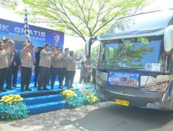 4 Ribu Warga Pulang Ke Kampung Halaman Dengan Program Mudik Gratis Bersama Polda Jabar