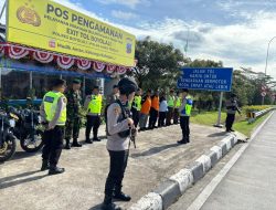 Lalu Lintas Landai, Pos Pam Exit Tol Mojosongo Terpantau Aman dan Lancar