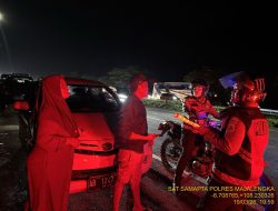 Antisipasi Kepadatan Jalur Balik, Sat Samapta Polres Majalengka Sisir Bahu Jalan di KM 164 B Tol Cipali