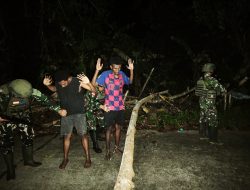 Torehkan Prestasi Kembali, Satgas Yonif 643/Wns Gagalkan Peredaran Narkotika di Perbatasan Papua