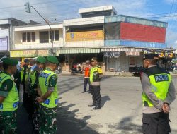 TNI dan Aparat Gabungan Siaga di Jalur Arus Balik, Pos PAM Baturetno Jadi Titik Pengamanan Strategis