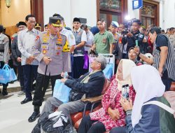 Tinjau Stasiun Tugu DIY, Kapolri Pastikan Puncak Arus Mudik Berjalan Aman