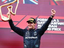 George Russelll Menani F1 GP Australia,Marcedes Sukses Podiom Ganda