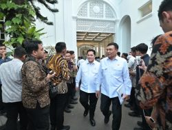 Menpora Erick dan Wamenpora Taufik Hadiri Sidang Kabinet Paripurna di Istana